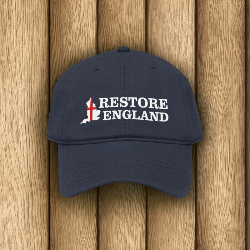 Restore England Cap – Printed Restore Britain Party English Hat