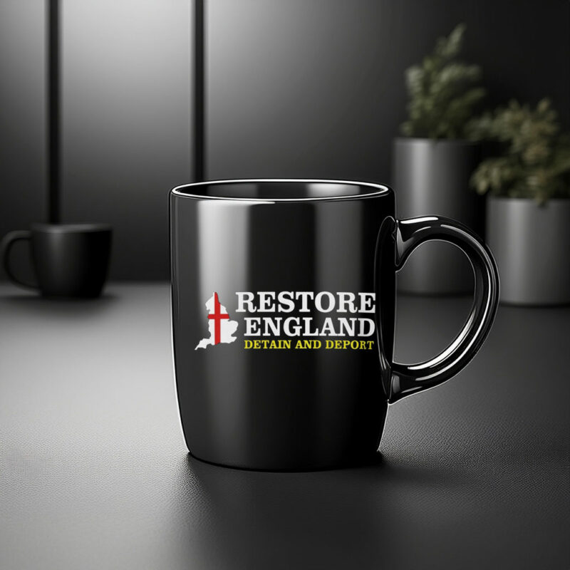 Restore England Detain Deport Restore Britain Mug