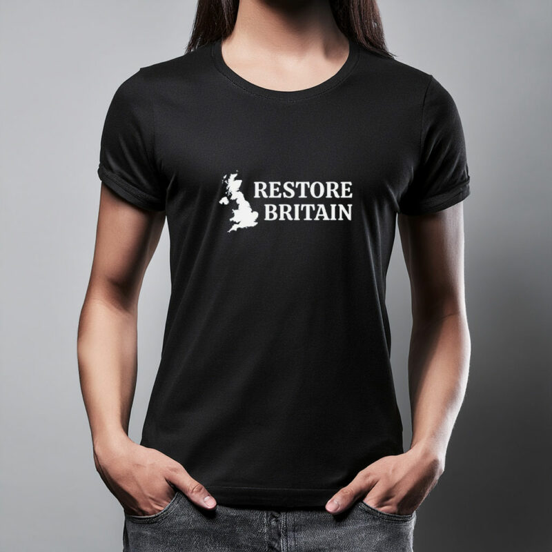 Rupert Lowe Politics Patriot British Pride Restore Britain Unisex T Shirt