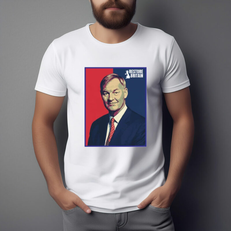 Rupert Lowe Restore Britain Portrait T-Shirt