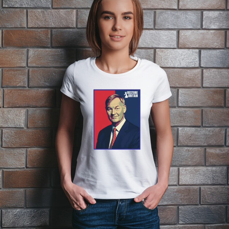 Rupert Lowe Restore Britain Portrait T-Shirt