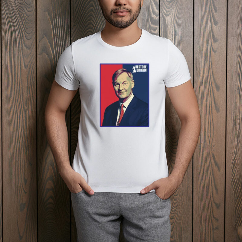 Rupert Lowe Restore Britain Portrait T-Shirt