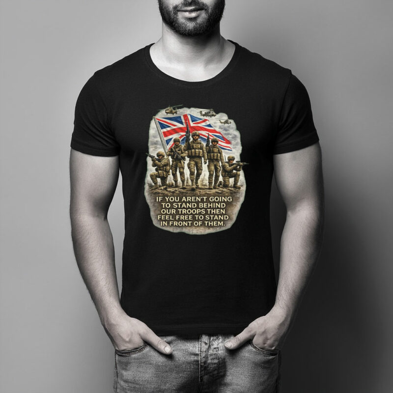 Support Our Troops UK Graphic T-Shirt