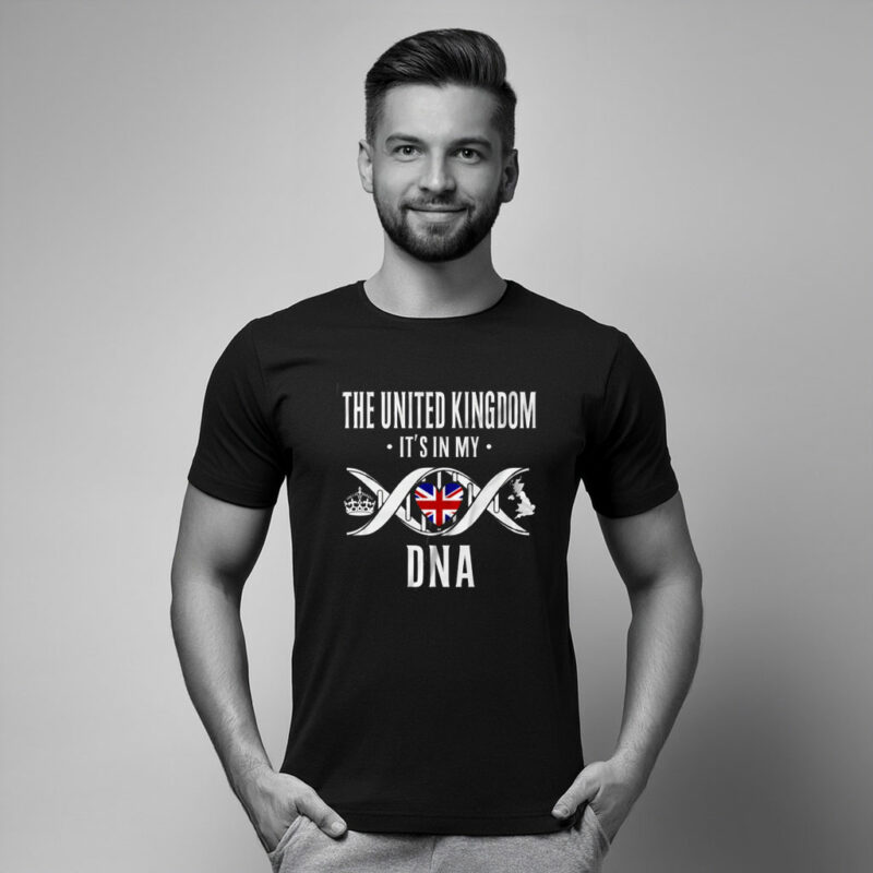UK Flag DNA Graphic T-Shirt