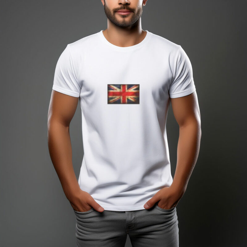 Union Jack Vintage UK Flag Graphic T-Shirt
