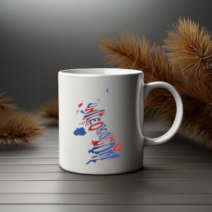 United Kingdom Country Map Mug