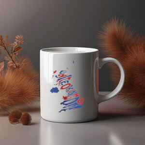United Kingdom Country Map Mug