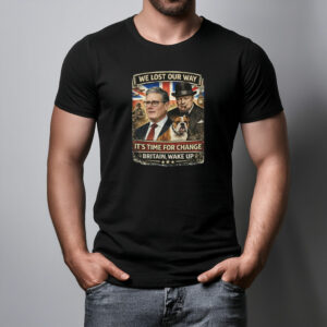 Vintage Britain Wake Up Political Statement T-Shirt