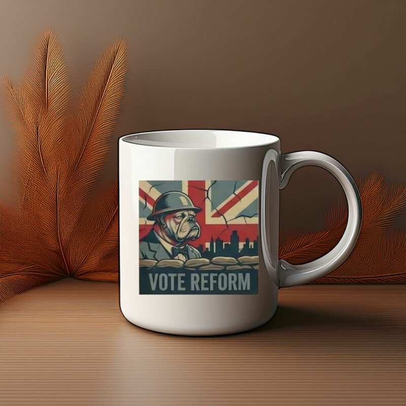 Vintage British Bulldog Soldier Mug