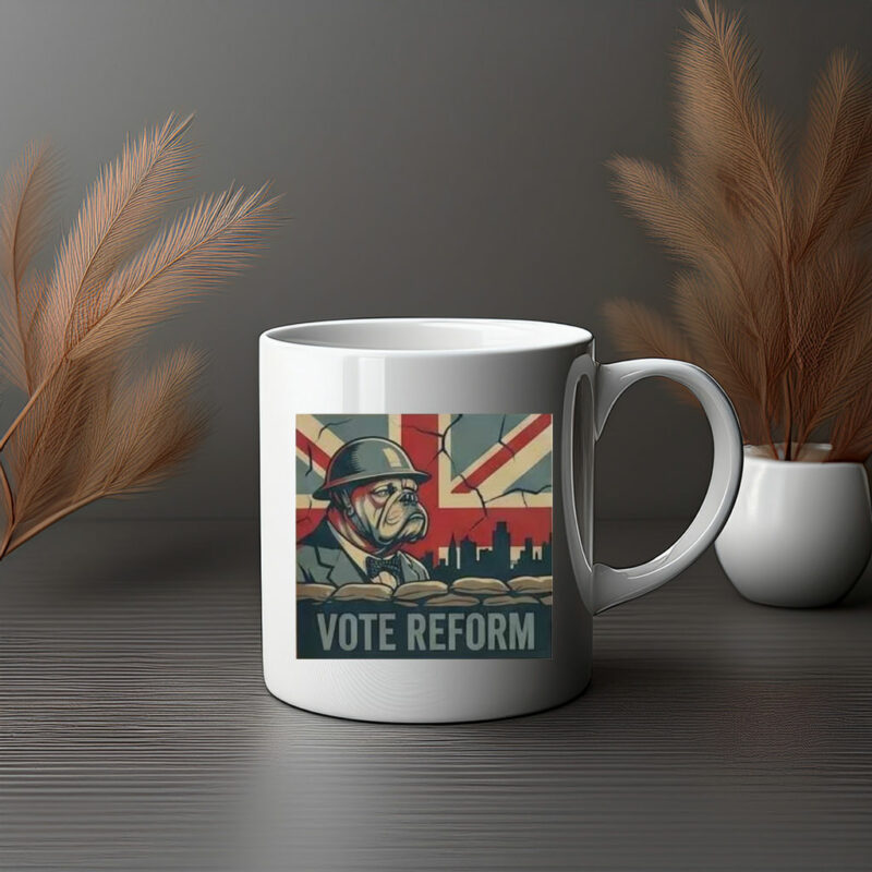 Vintage British Bulldog Soldier Mug