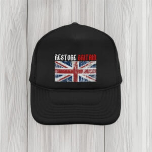 Vintage Restore Britain UK Flag Embroidered Hat