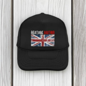 Vintage Restore Britain UK Flag Embroidered Hat