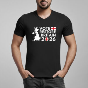 Vote Restore Britain England 2026 T-Shirt