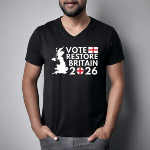 Vote Restore Britain England 2026 T-Shirt