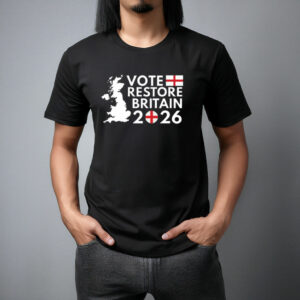 Vote Restore Britain England 2026 T-Shirt