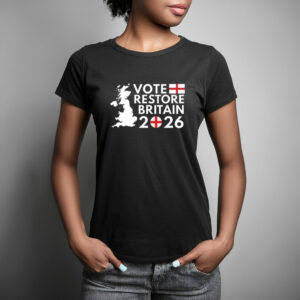 Vote Restore Britain England 2026 T-Shirt