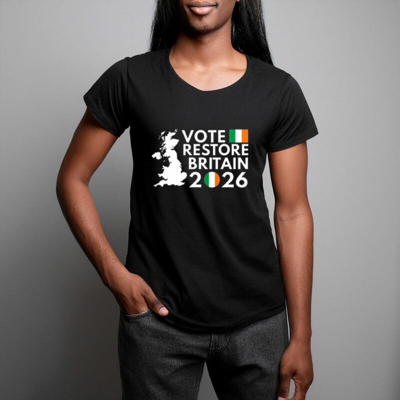 Vote Restore Britain Northern Ireland 2026 T-Shirt