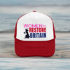 Women for Restore Britain Embroidered Trucker Cap Hat