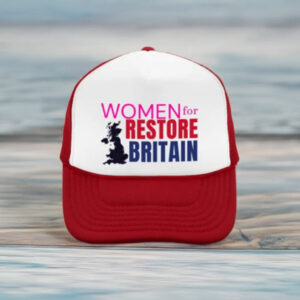 Women for Restore Britain Embroidered Trucker Cap Hat
