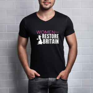 Women for Restore Britain Party 2026 T-Shirt