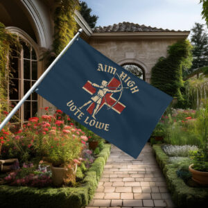 Aim High Vote Lowe Archer Flag