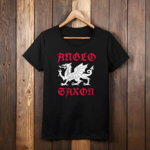Anglo Saxon White Dragon T-Shirt