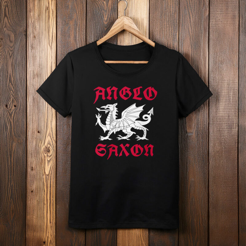 Anglo Saxon White Dragon T-Shirt