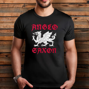 Anglo Saxon White Dragon T-Shirt