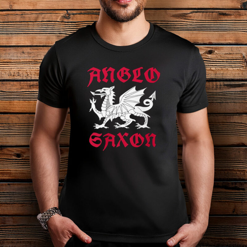 Anglo Saxon White Dragon T-Shirt