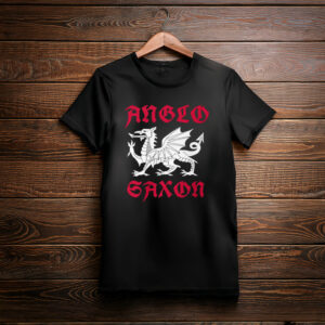 Anglo Saxon White Dragon T-Shirt