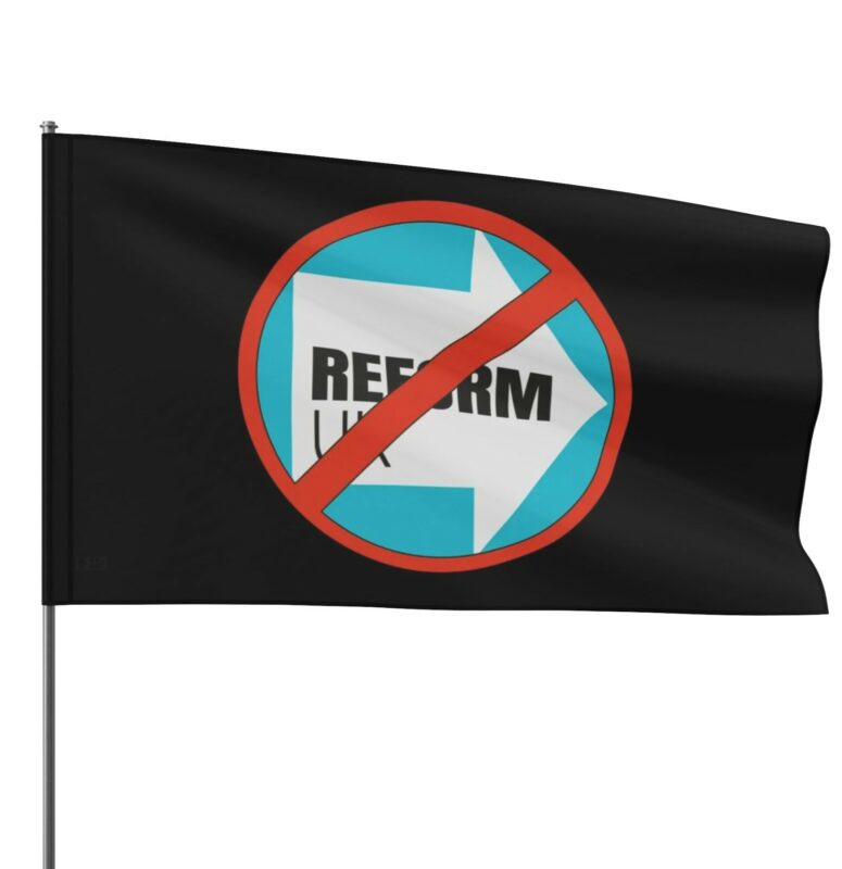 Anti-Reform UK Flag