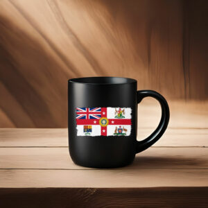 British Empire Flag Distressed Mug