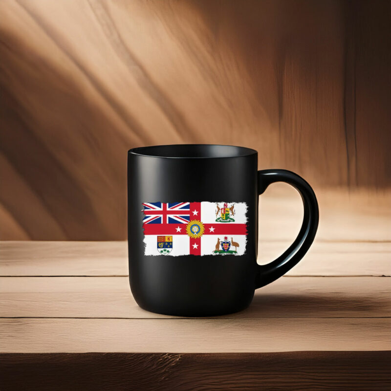 British Empire Flag Distressed Mug