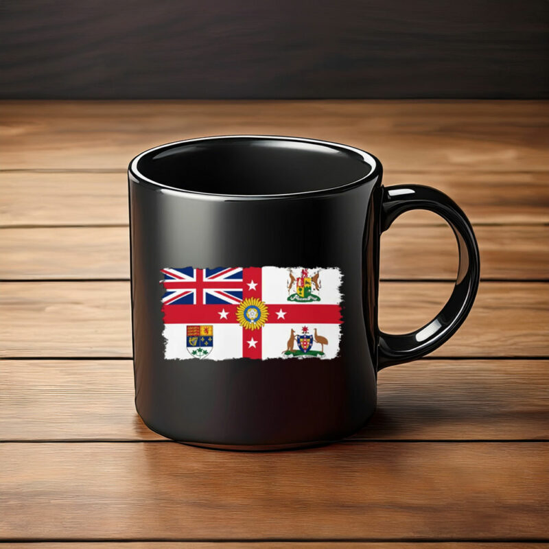 British Empire Flag Distressed Mug