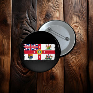 British Empire Flag Distressed Pin