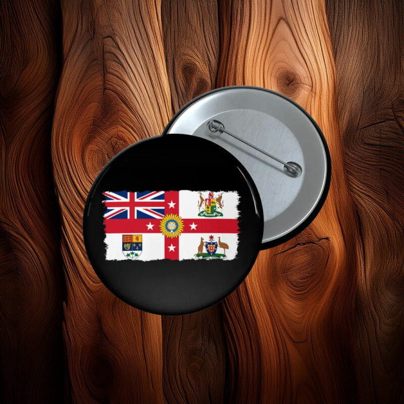 British Empire Flag Distressed Pin