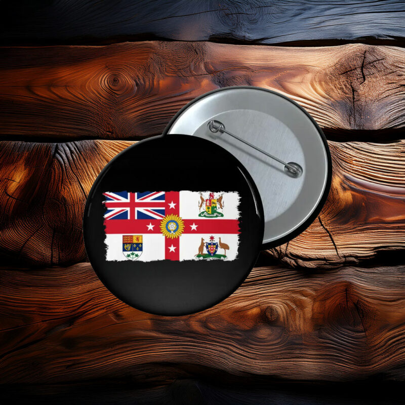 British Empire Flag Distressed Pin