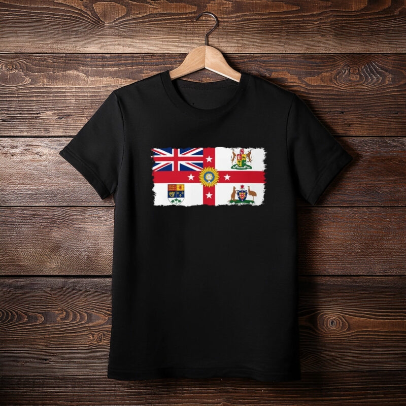 British Empire Flag Distressed T-Shirt