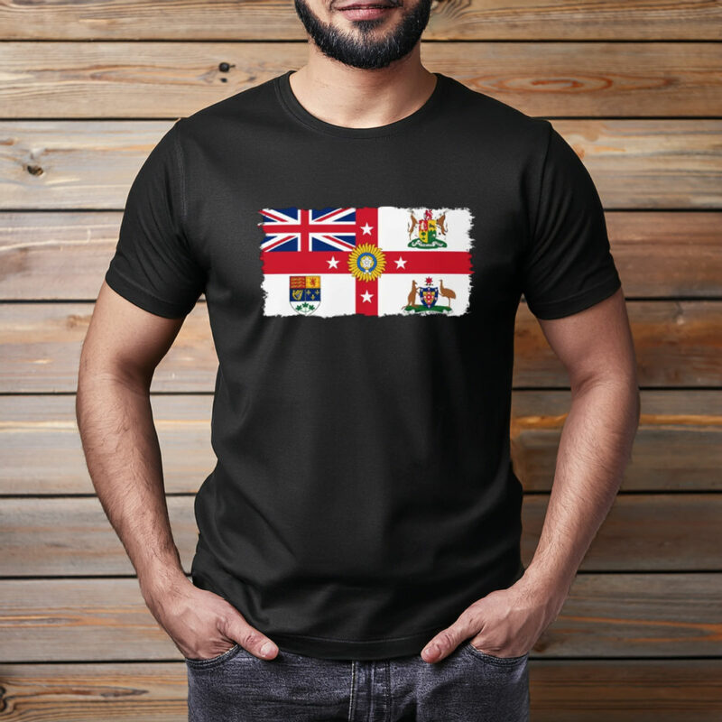 British Empire Flag Distressed T-Shirt