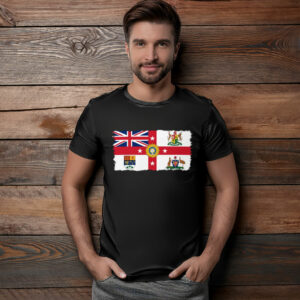British Empire Flag Distressed T-Shirt