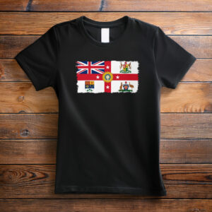 British Empire Flag Distressed T-Shirt