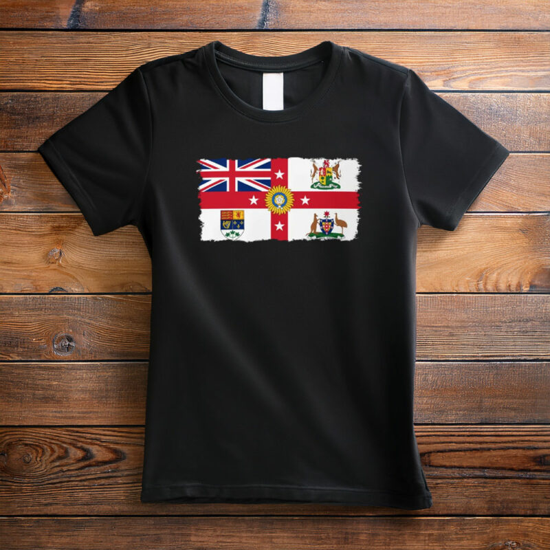 British Empire Flag Distressed T-Shirt