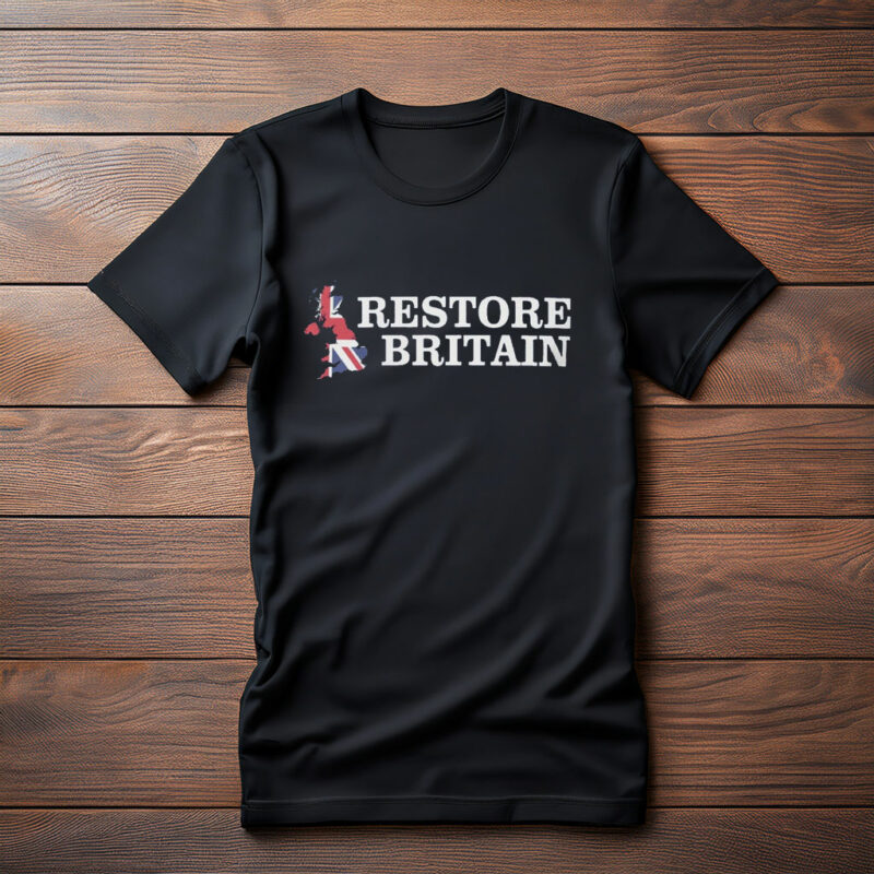 British Flag Politics Party Restore Britain Shirt
