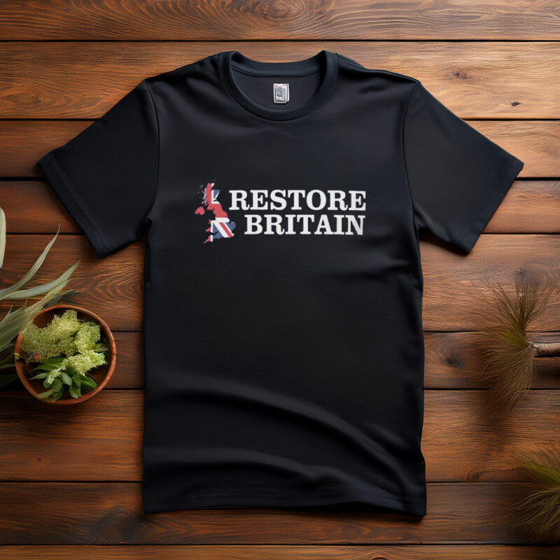 British Flag Politics Party Restore Britain Shirt