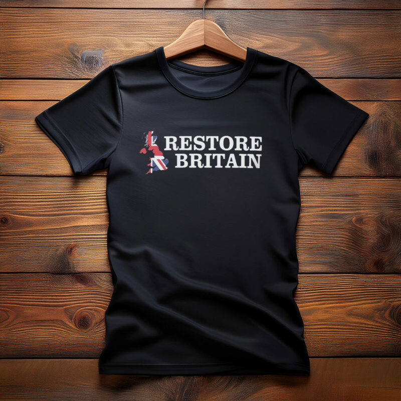 British Flag Politics Party Restore Britain Shirt