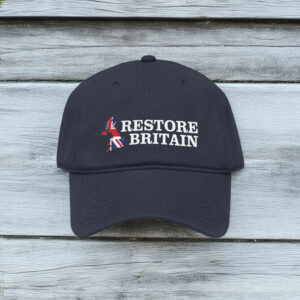 British Flag Politics Party UK Hat GB Restore Britain Cap