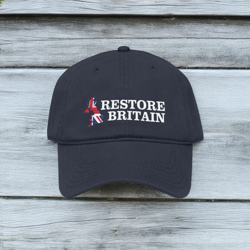 British Flag Politics Party UK Hat GB Restore Britain Cap