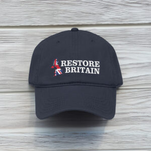 British Flag Politics Party UK Hat GB Restore Britain Cap