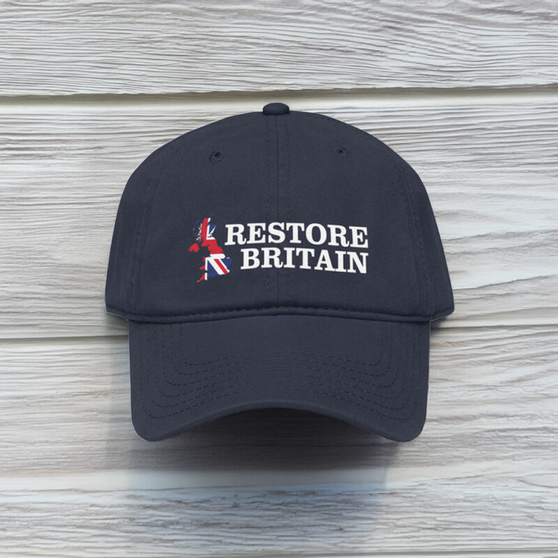 British Flag Politics Party UK Hat GB Restore Britain Cap