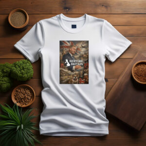 British Icons, Restore Britain Montage T-Shirt